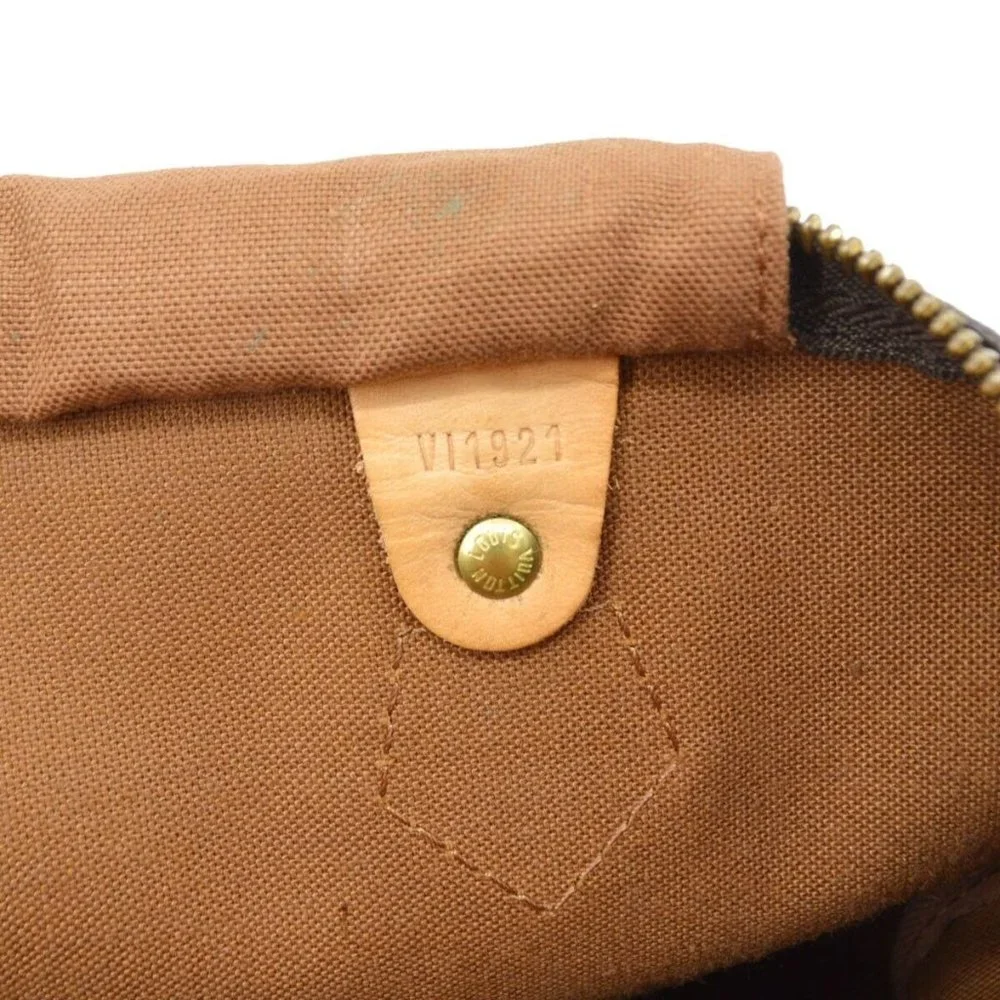 Louis Vuitton Brown Monogram Speedy 30 Top-Handle Bag